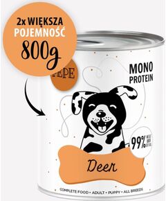 Paka Zwierzaka Pepe Jeleń karma dla psa 800g Suņu barība