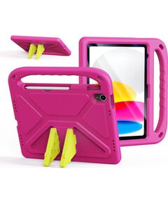 Case Dux Ducis Puff Apple iPad 10.9 2022/iPad 11 2025 pink Maki Planšetdatoriem