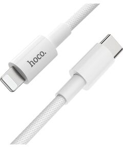 USB кабель HOCO X56 PD Type-C на lightning 1.0m белый Дата USB-кабели