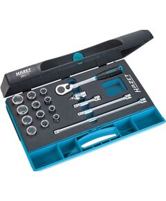 Komplekts Hazet 880/17; 3/8''; 17 gab. Mehāniskie instrumenti