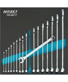 Kombinēto atslēgu komplekts Hazet 163-98/17; 6–24 mm; 17 gab. Mehāniskie instrumenti