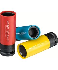 Triecienuzgaļu komplekts Hazet 903SPC/3; 1/2''; 17, 19, 21 mm; 3 gab. Mehāniskie instrumenti