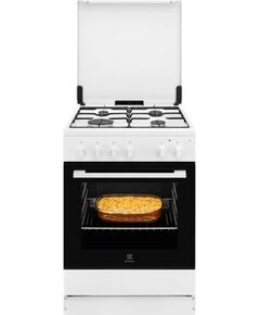 Electrolux LKG604017W Gāzes plīts Balta 60cm Gāzes Plītis