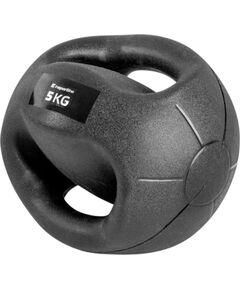 Medicīnas bumba ar rokturiem inSPORTline Grab Me 5 kg Pildbumba 