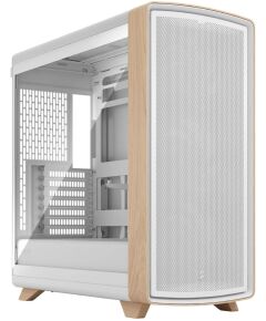 Fractal Design Summit Chalk White TG Clear Tint (white/wood) Datoru korpusi