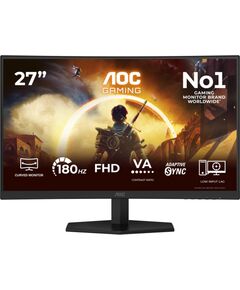 AOC AGON C27G42FE (68.6 cm (27 inch), black (matt), FullHD, VA, Curved, HDMI, DP, 180Hz Panel) Monitori