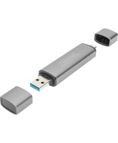 Digitus Card reader - USB 3.0/USB-C DA-70886 USB / Type-C Hub