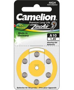 Camelion A10/DA10/ZL10 Zinc air cells 6 pc(s) Baterijas un akumulatori