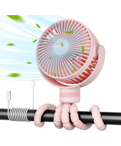 Momcozy portable stroller fan, pink Вентиляторы