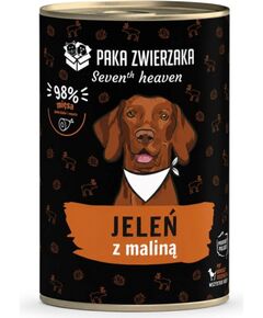 Paka Zwierzaka Seventh Heaven Jeleń z maliną 400g Suņu barība