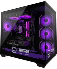 LORGAR ADVANCED A201 - AMD 7500F 6C/12T, 240 AIO, NVIDIA RTX 5060Ti 16GB, 32GB@6400mhz, 1TB SSD NVME, 750W PSU, Black, 3Y Portatīvie datori