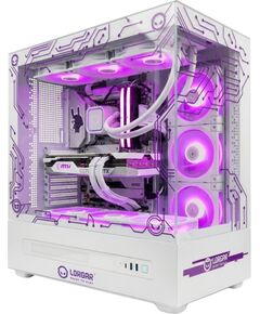 LORGAR PRO P401 - AMD 7800X3D 8C/16T, 360 AIO, NVIDIA RTX 5070Ti 16GB, 32GB@6400mhz, 2TB SSD NVME, 850W PSU, White, 3Y Portatīvie datori