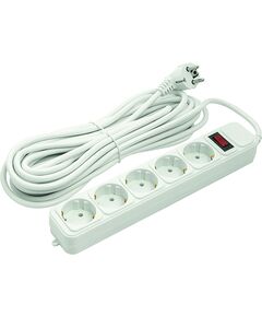 EXD Extension cord 10m, 5 sockets, with switch Strāvas pagarinātāji