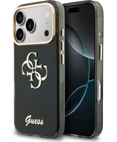 Guess Apple  iPhone 18 Pro HC MagSafe IML 4G Script Metal Black Чехлы - альтернативные