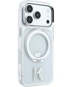 Karl Lagerfeld Apple  iPhone 18 Pro HC MagSafe IML Ring Stand 360 Kameo Metal Transparent Чехлы - альтернативные