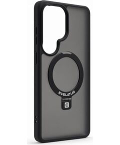 Evelatus Samsung  Galaxy S26 Ultra Shield Case With MagSafe & Stand Matte Ring Black Чехлы - альтернативные