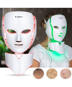 LED gaismas terapijas sejas/kakla maska inSPORTline Hilmana Cits aprīkojums, palīglīdzekļi, rezerves daļas