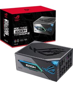 Asus ROG Thor 1600W Titanium III EVO (ROG Equalizer) (black, 2x 12 Pin High Power GPU, 4x PCIe, cable management, 1600 Watt) Блоки питания