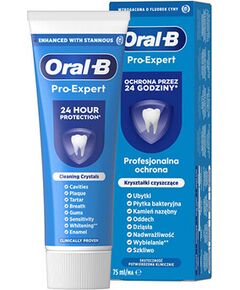 Oral-b Pro-Expert 24 Hour Protection Cleaning Crystals Toothpaste - Pasta na zuby 75ml Smaržas - NESAKĀRTOTS