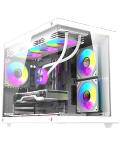 DarkFlash B275 PRO computer case (white) + 6 fans Datoru korpusi
