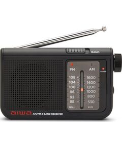 PĀRNĒSĀJAMS  AIWA Pocket Radio with AM/FM (RS-55BK) Radio, Radio pulksteņi