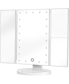 Grima spogulis Humanas HS-ML04 ar LED apgaismojumu - white Gleznu / Spoguļu lampas