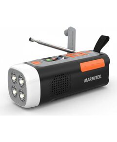 Āra radio Marmitek Outdoor Radio RESQ 200 Black Radio, Radio pulksteņi