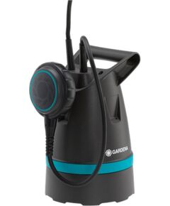 Gardena Klarwasser-Tauchpumpe 8600 BASIC, Tauch- / Druckpumpe (Black/türkis, 400 Watt) Jaunumi -Dārzam