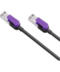 Cabletime Cable Cat8 S/STP, 5m, black Tīkla vadi