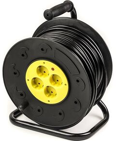 EXD Extension Cord with Reel 50m, 4 sockets, 3x2.5mm2 Strāvas pagarinātāji