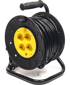 EXD Extension Cord with Reel 25m, 4 sockets, 3x2.5mm2 Strāvas pagarinātāji