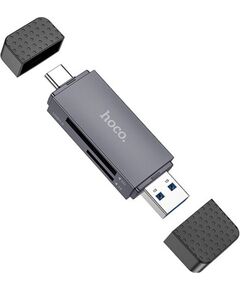 Считывающеe устройство HOCO HB45: SD, TF, USB-A, USB-C Считыватели карт