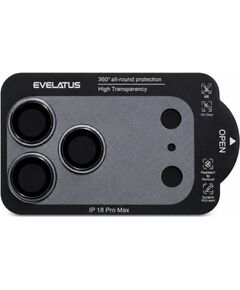 Evelatus Apple  iPhone 18 Pro Max Full body Camera Lens Protection Premium Black Защитная пленка для экрана