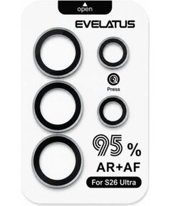 Evelatus Samsung  Galaxy S26 Ultra Camera Lens Protector Armor Black Защитная пленка для экрана