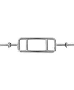 Tricepsa stieņa grifs ar fiksatoriem inSPORTline Tridabar 88,5 cm / 30 mm Hanteles