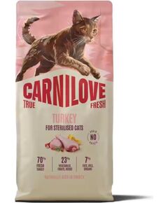 CARNILOVE TRUE FRESH Cat Dry  Turkey for Sterilised Adult All Breeds 2 kg Сухой корм для кошек