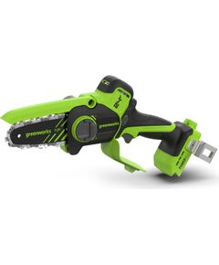 Atzarošanas motorzāģis Greenworks CS1032GA1; 24 V; 10 cm (bez akumulatora un lādētāja) Motorzāģi