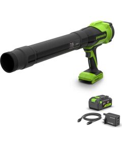 Akumulatora pūtējs Greenworks BL1002HA1; 24 V; 1x4,0 Ah akum. Садовые пылесосы