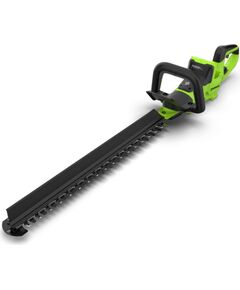 Bezvada dzīvžogu šķēres Greenworks HT6602RA1; 24 V; 66 cm; 30 mm (bez akumulatora un lādētāja) Dzīvžogu šķēres