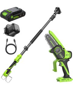 Atzarošanas motorzāģis Greenworks CS1032GA3; 24 V; 10 cm; 1x2,0 Ah akum. Пилы