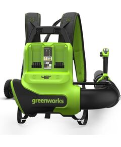 Akumulatora lapu pūtējs Greenworks BL48020A1; 48 V; 297 km/h (bez akumulatora un lādētāja) Lapu pūtēji 