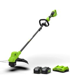 Akumulatora zāles trimmeris Greenworks ST48B420-01; 48 V; 2x4,0 Ah akum. Trimmeri, Krūmgrieži