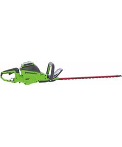 Bezvada dzīvžogu šķēres Greenworks HT6606RA2; 60 V; 66 cm; 1x2,0 Ah akum. Dzīvžogu šķēres