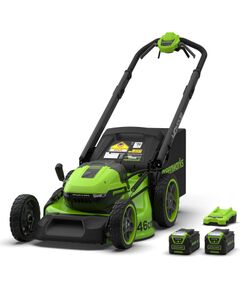 Akumulatora zāles pļāvēja pašgājējs Greenworks LM4604SA2; 40 V; 2x4,0 Ah akum. Газонокосилки