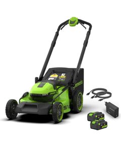 Akumulatora zāles pļāvēja pašgājējs Greenworks LM5102SA38Ah; 48 V; 51 cm; 2x6,0 Ah akum. Газонокосилки