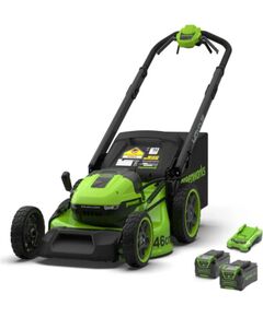 Akumulatora zāles pļāvēja pašgājējs Greenworks LM4604SA28Ah; 40 V; 2x4,0 Ah akum. Газонокосилки