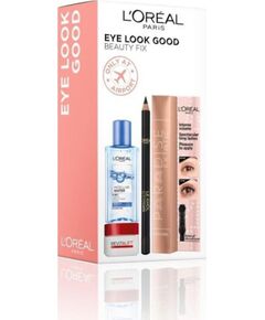 L’Oreal Paris Eye Look Good Beauty Fix Set L'Oreal Paris: L'Oreal Paris, Cleansing, Micellar Water, For All Skin Types, 95 ml + Paradise Extatic, Volumizing, Mascara, Black, 6.4 ml +  Le Khol By Superliner, Kohl Eyeliner, 101, Black, 1.2 g + Revitalift, Духи и косметика