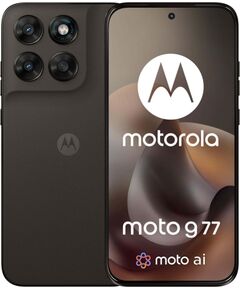 Motorola moto g77 17,3 cm (6.8") Hybrid Dual SIM Android 16.0 5G USB Type-C 8 GB 256 GB 5200 mAh black Новинки Компьютерная техника