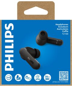 Bezvadu austiņas Philips TAT2100BK/00 black Jaunumi - Datori