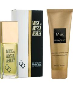 Alyssa Ashley Set Musk Eau De Toilette Unisex 100 ml Musk Shimmering Body Lotion 250 ml Духи и косметика